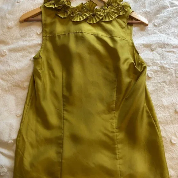 J CREW NWT 100% silk top, size 2, ruffles! - Picture 4 of 4